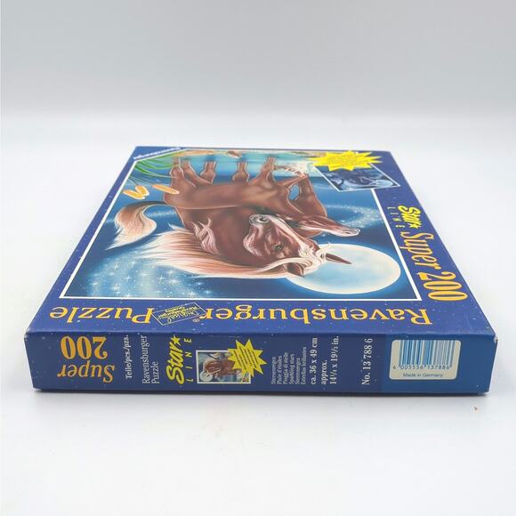 Ravensburger Star Line Super 200 Horses Moonlight Painting Glow in Dark Puzzle - Picture 4 of 5